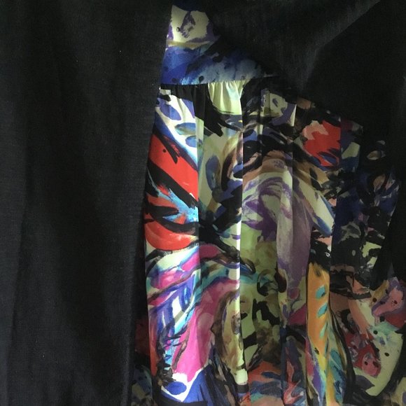 Anthropologie French Quarter Pullover, by Moth, black, size M - Picture 2 of 4